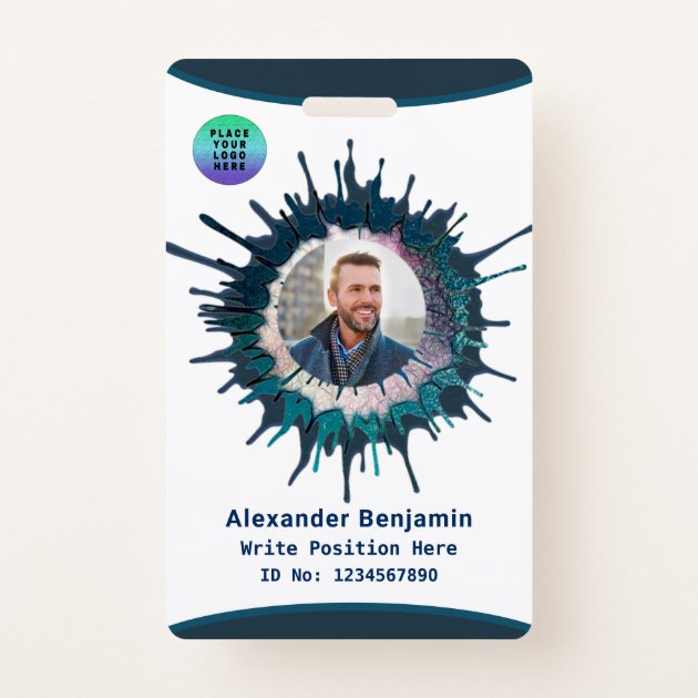 Company/corporate Id Card Custom With Your Photo And Information